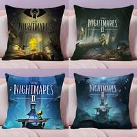 Game L-Little N-Nightmares Pillow Case Pillowcase Ultra Soft Skin Friendly Fabric Cloud Like Comfort & Concealed Zipper
