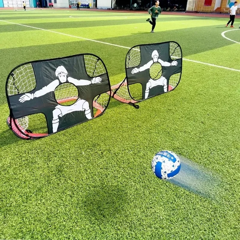 Porta da calcio pieghevole a scomparsa – Mini rete in nylon per adulti e ragazzi, ideale per sport all’aperto – Regalo perfetto per Natale
