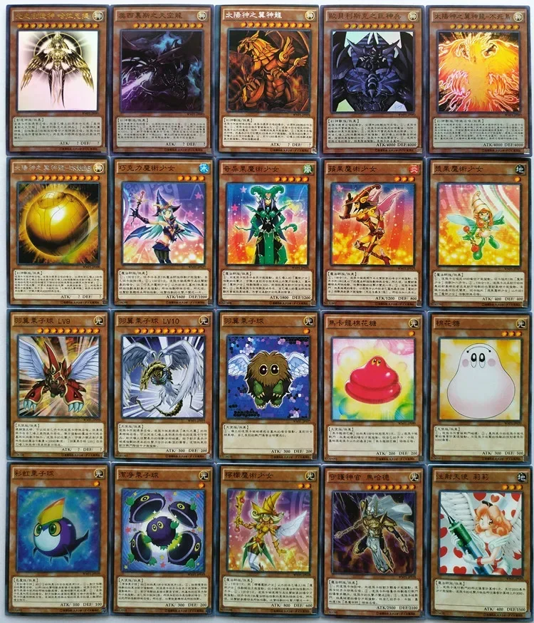 Yu-Gi-Oh Collectible Battle Card The Winged Dragon of Ra Dark Magician Kuriboh Board Game Combat Collectible Card