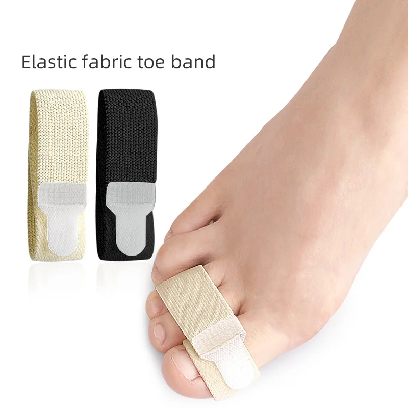 1/10Pcs Reusable Hammer Toe Straightener Splints Cushions Bandages for Correcting Crooked Overlapping Toes Protector Pedicure