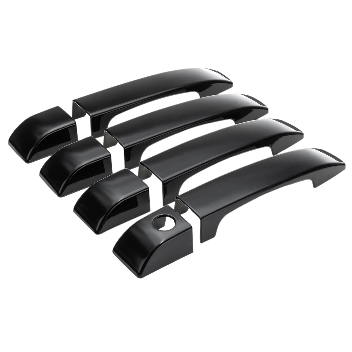 Car Door Handle Covers Trim Gloss Black Exterior Door Handles Cover for Land Rover Range Vogue L322 2002-2012