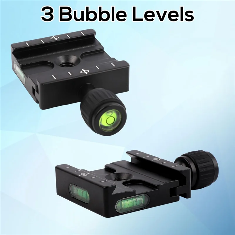 

【Limited-Stock!】50Mm Quick Release Plate Clamp Adapter For Arca Swiss, Aluminum Alloy Camera Mount-Gear With 1/4Inch Screw