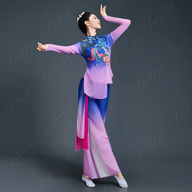 

Modern Dance Costume Women's Dress Short Skirt Square Dance Tucker Skirt Opening Dance Costume