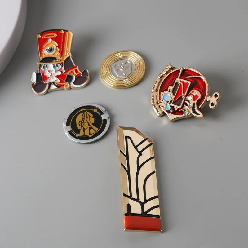New Honkai Star Rail Game Enamel Pins Pom Pom Shield Badges Brooches for Women Men Backpack Clothes Lapel Pins Jewelry Gifts