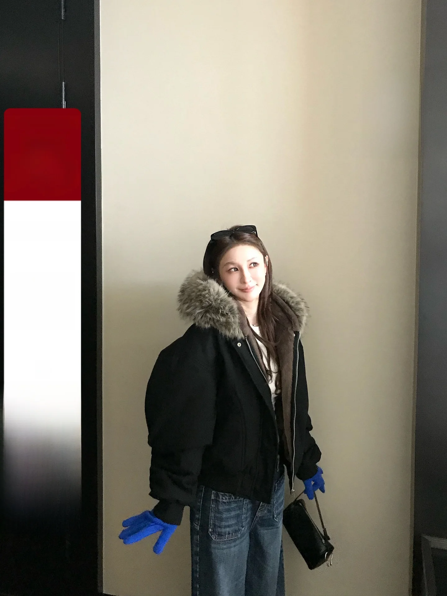 

Зимняя женская парка Skk Store New York: ультратеплая, с воротником из искусственного кроличьего меха, из хлопка, для работы, экологичная