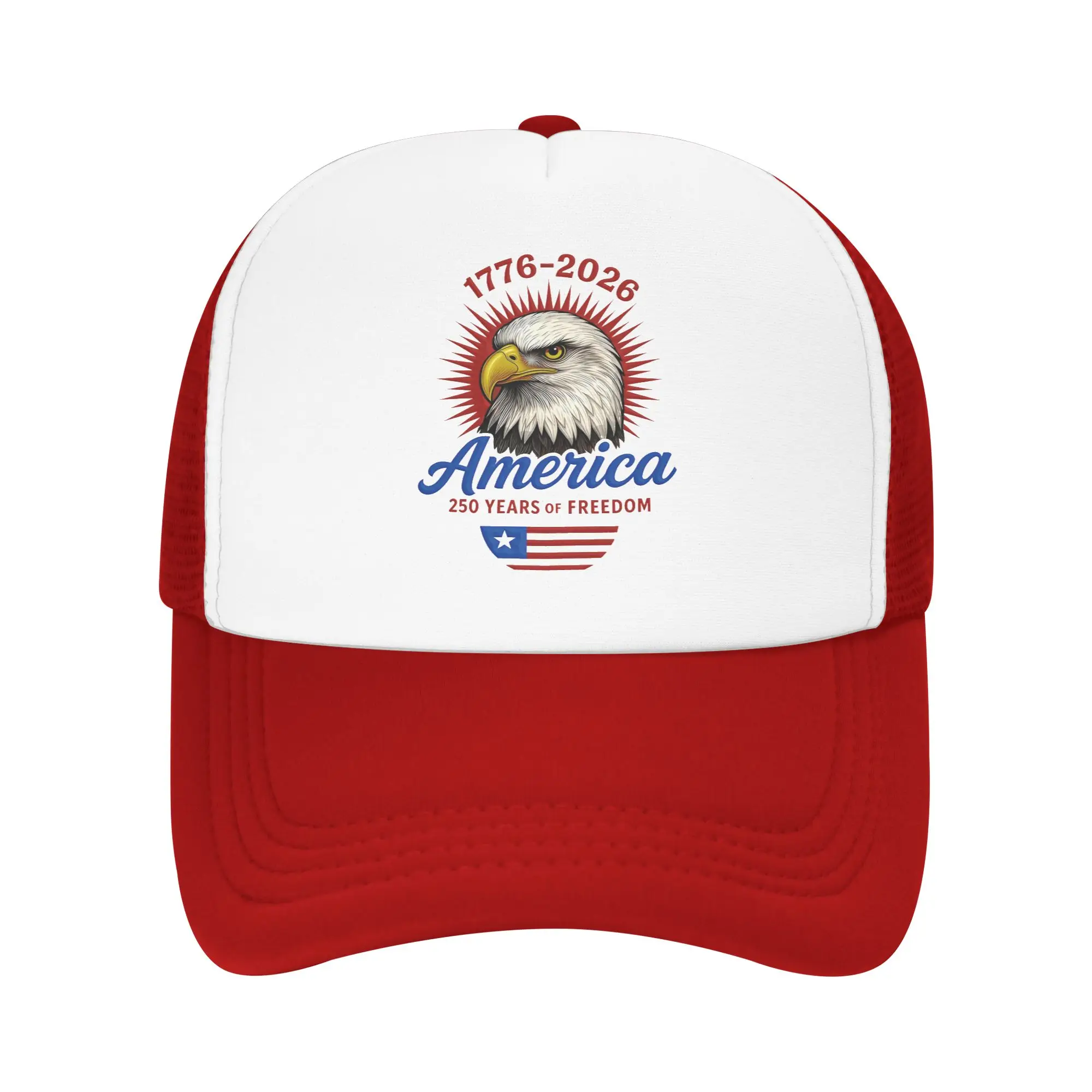 250th Anniversary of the USA  Mesh Baseball Caps Adult Sport Sun Hats 250 Years United States Hats Breathable Summer Trucker Hat