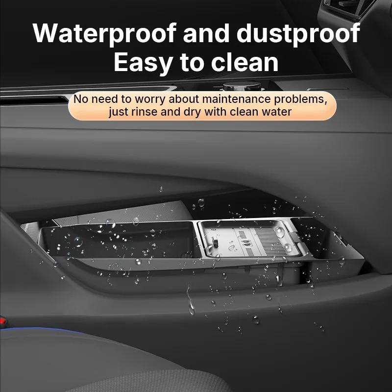 For Volkswagen VW Tiguan L Pro 2026 Center Console Lower Storage & Eyewear Box, SUV Interior Modification Accessories view 4