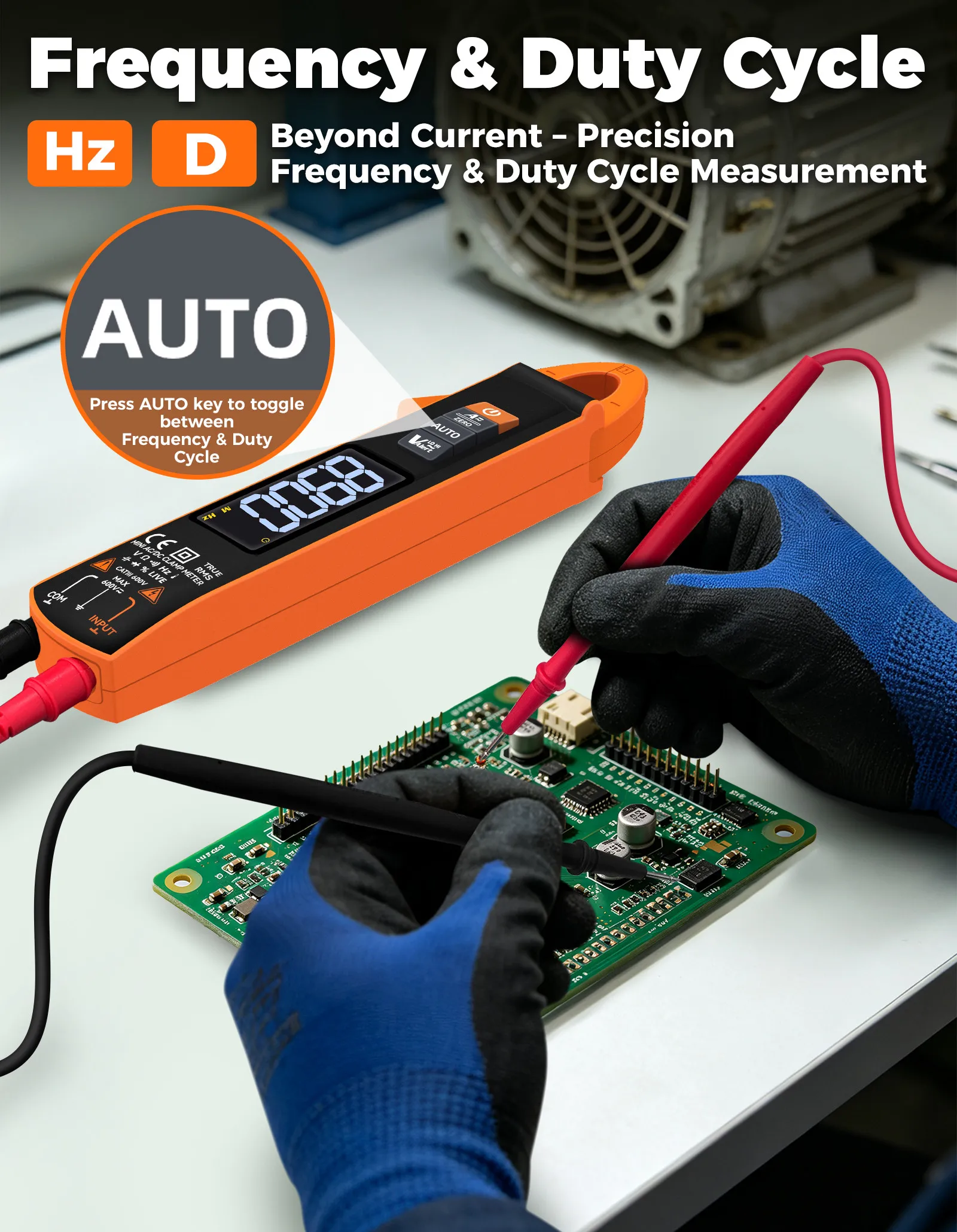 Digitales Zangenmessgerät Multimeter AC/DC 600A/1000A Amperemeter True RMS Multimeter Hochpräzise Kapazitätsmessung NCV Ohm Hz Spannungsprüfer – Detail 23