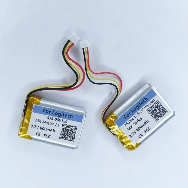 600 mAh-1400 mAh batterij voor Logitech MX Master / 2s / 3 gamemuis