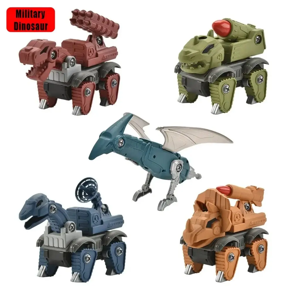 Dinosaur Toys for Toddler 5 Pack Dinosaur Take Part Toys for Boys Age 3+,