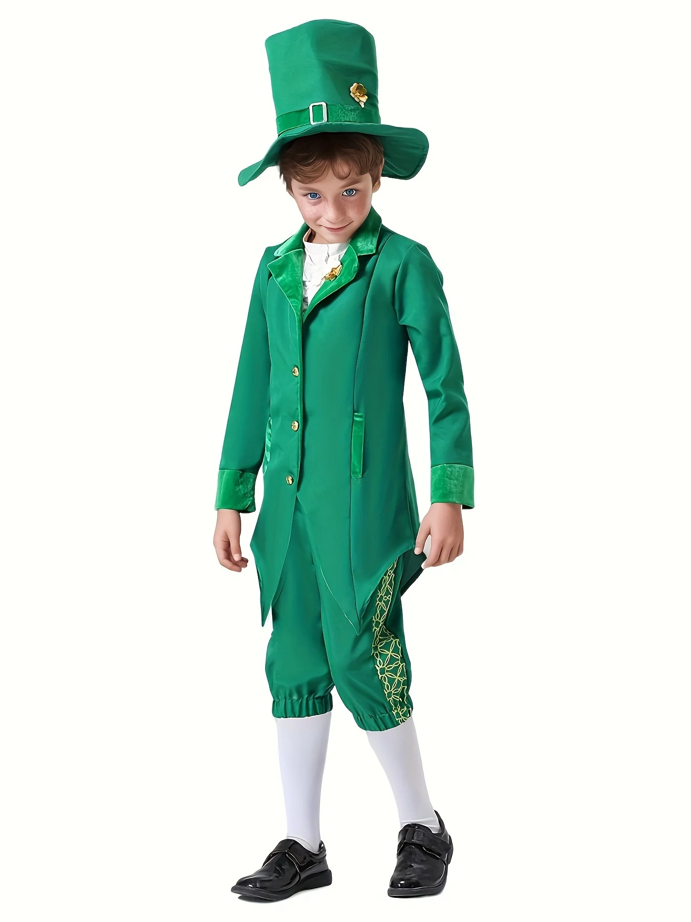 Kids Irish Leprechaun Costume 2