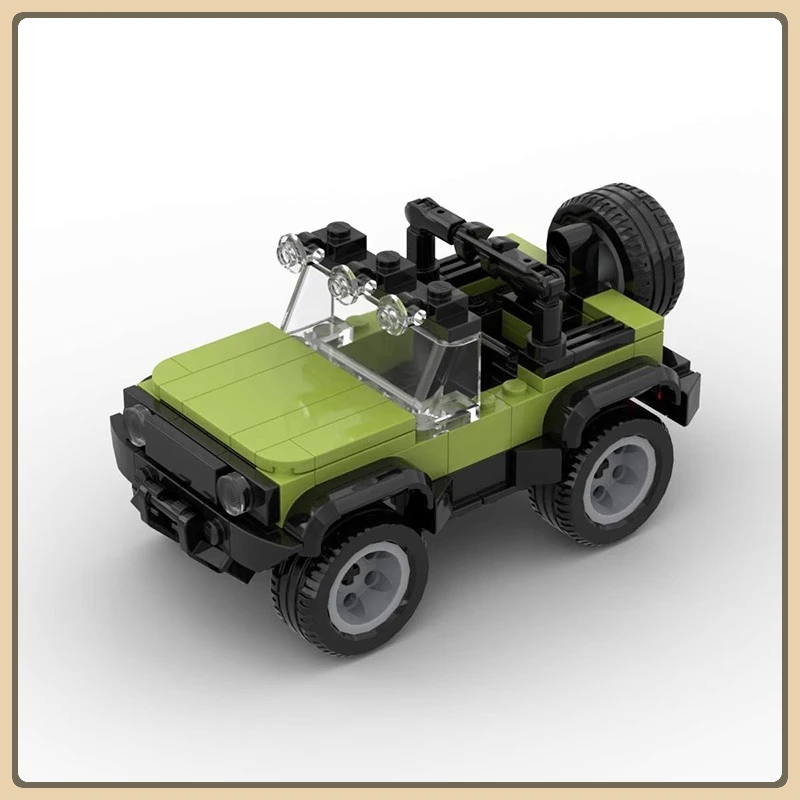 

MOC-47774 строительные блоки, трансформируемый спортивный автомобиль, гоночная модель Jeep, набор моделей-головоломки, подарочная серия Speed