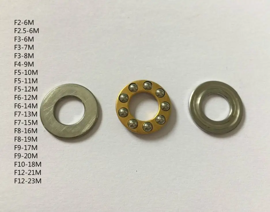 F10-17 M bearing F10-17M Miniature Thrust Ball Bearing 10*17*5mm