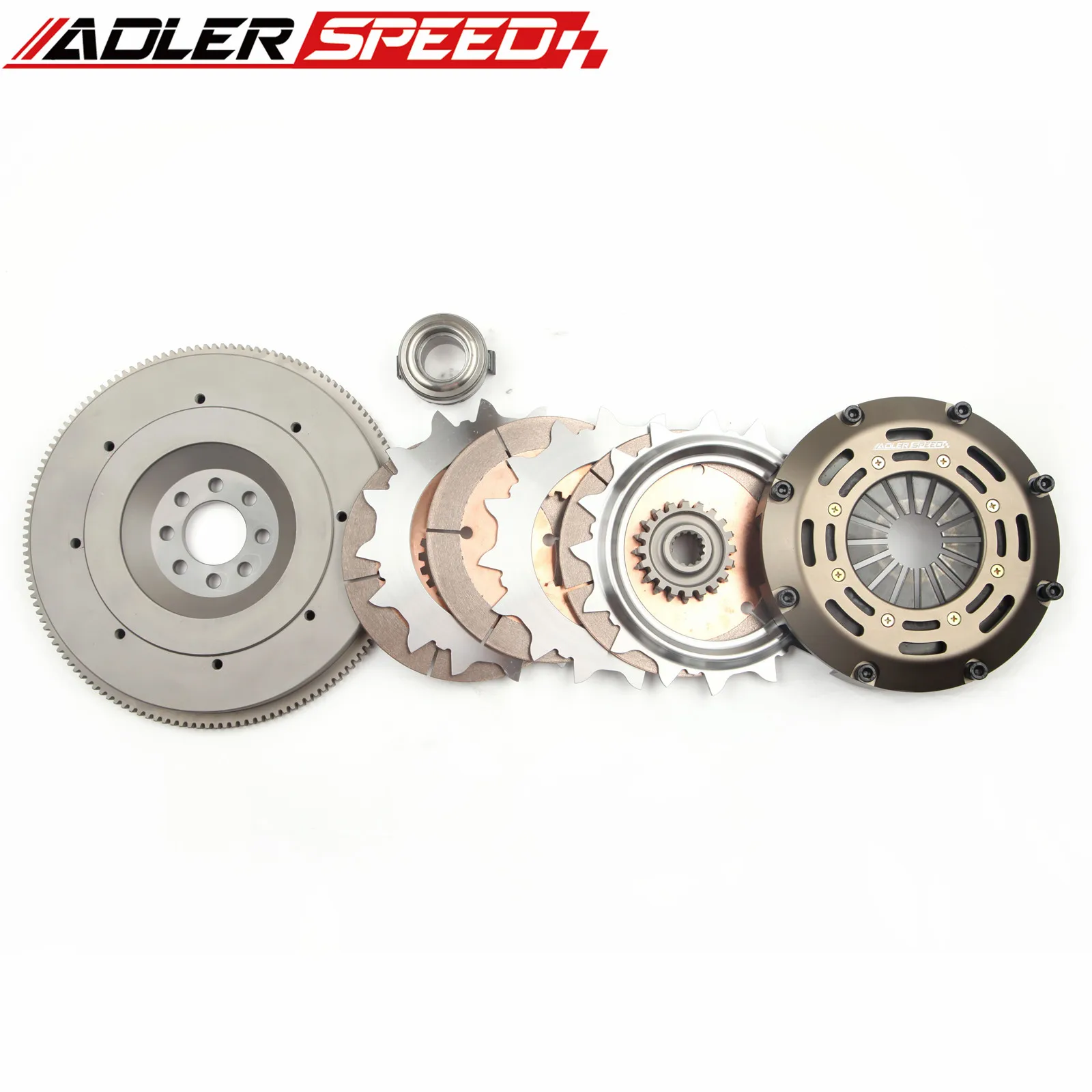 ADLERSPEED Clutch Triple Disc Kit & Flywheel For 2002-2006 Mini Cabrio / Cooper S R52 R53 6-Speed