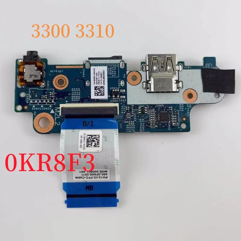 

0KR8F3 для Dell 3300 3310 USB аудио SD плата с кабелем 18A29-1 CN-0KR8F3 KR8F3 100% протестирована полностью