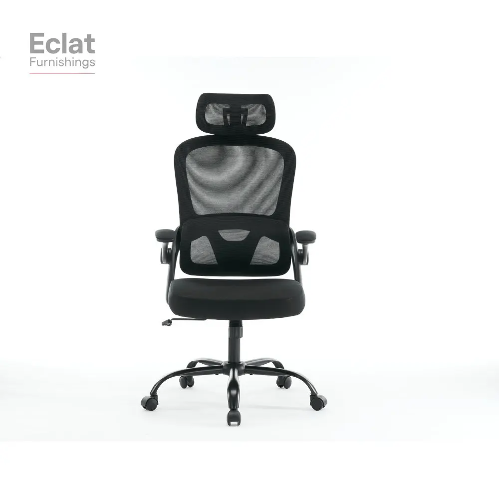 

Ergonomic Mesh Office Chair, High Back Desk Chair with 3D Armrests, Swivel Computer Task Chair with Adjustable 2D Headrest,