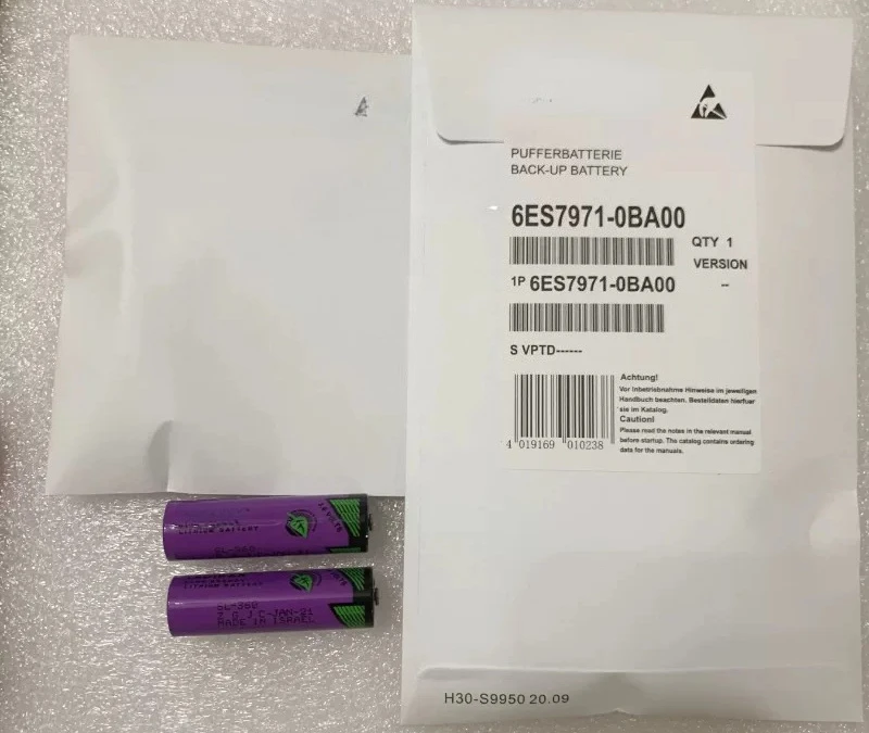 2pcs,. for Siemens S7-400 battery SL-360 TL-5903 6ES7971-0BA00,.