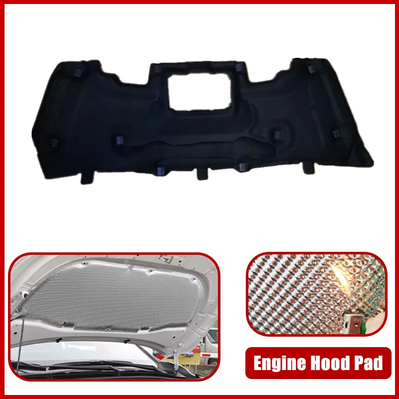 

For Ford Kuga Escape C520 MK 2 ST-Line 2013-2019 Car Engine Hood Pad Heat Insulation Cotton Fireproof Cover Sound Accessories