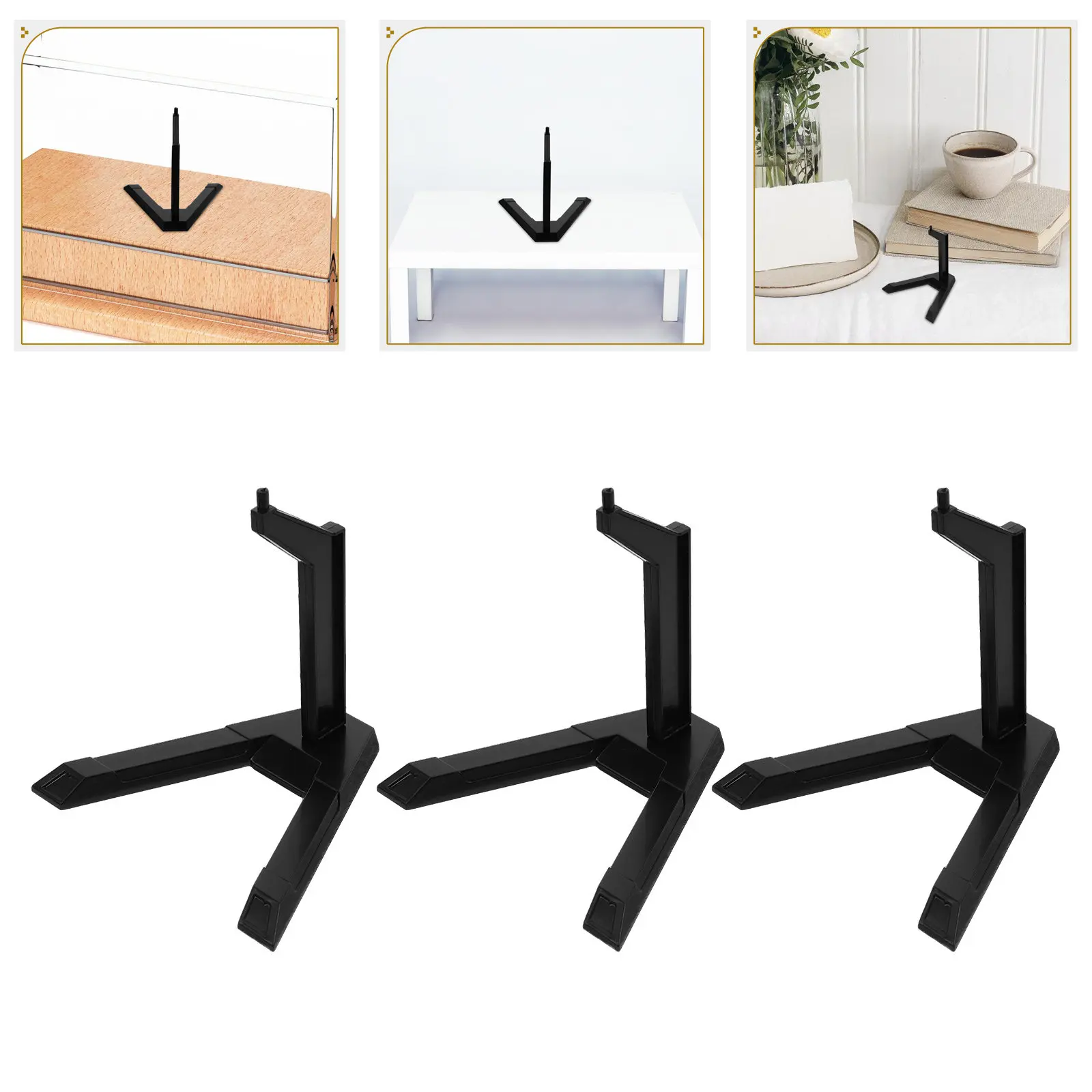 

6pcs Plastic Display Base For Plastic Supports Hg 1/144 Action Figures Stable Support Portable Shelf Rack