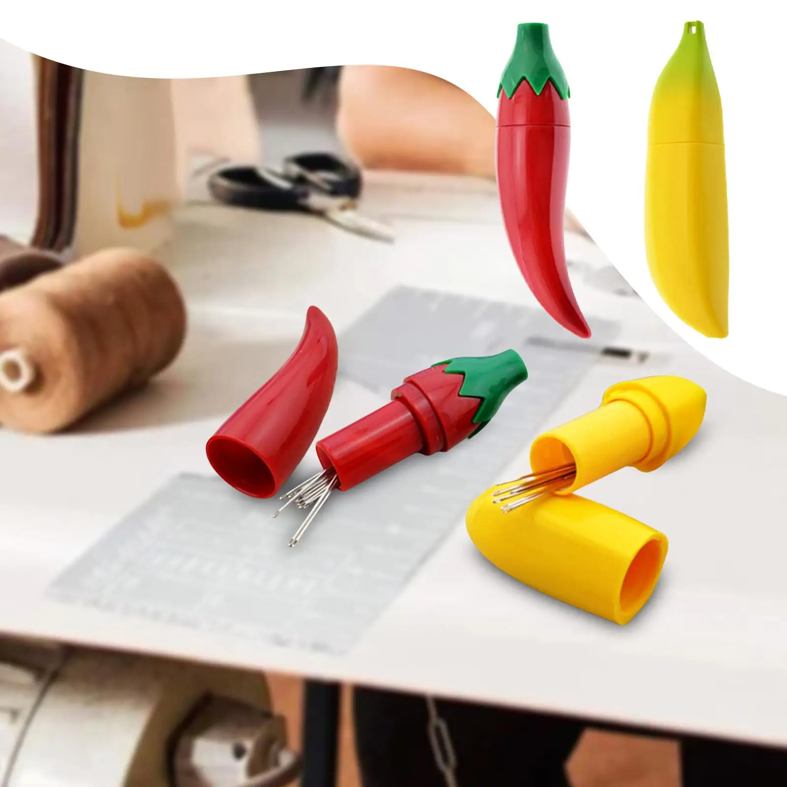 

2x Sewing Needle Tube Creative Household Organizer for Tailor Crafts Tools