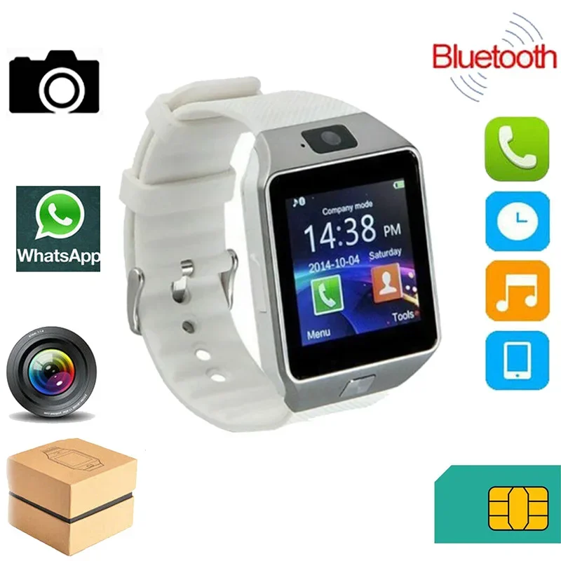 Bluetooth Smart Watch DZ09 Wearable Wrist Phone Watch 2G SIM TF Card For Xiaomi Samsung Android Smartphone Smartwatch Men Women