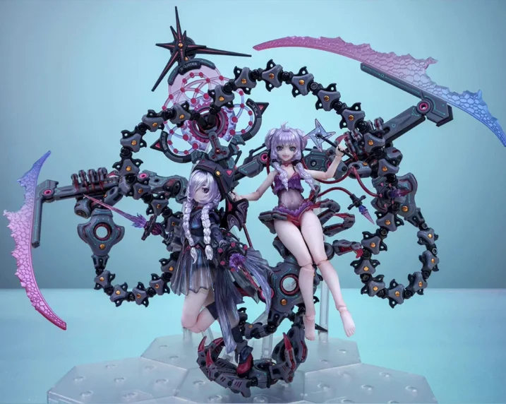 

In Stock Dimension Concrete Machine Girl 1/12 Original Witch Lin Ya 6inch Full Set Action Figure Model Toys Gifts