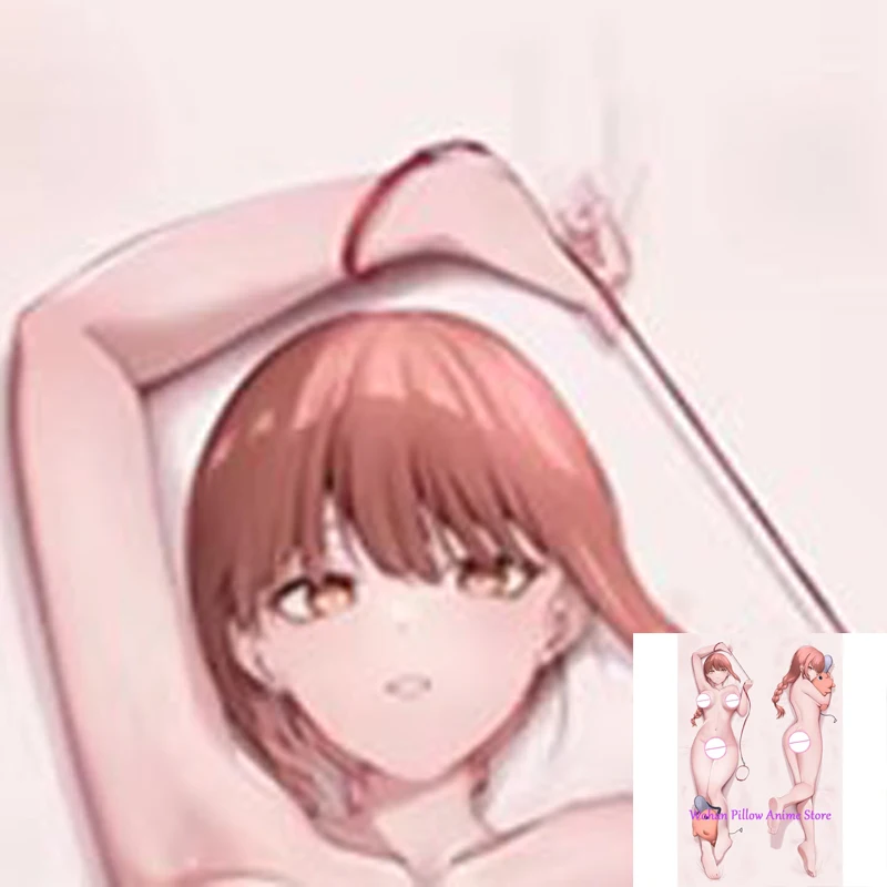 

Dakimakura Anime Pillow Cover Makima Double Sided Print Life-size Halloween Christmas Decoration
