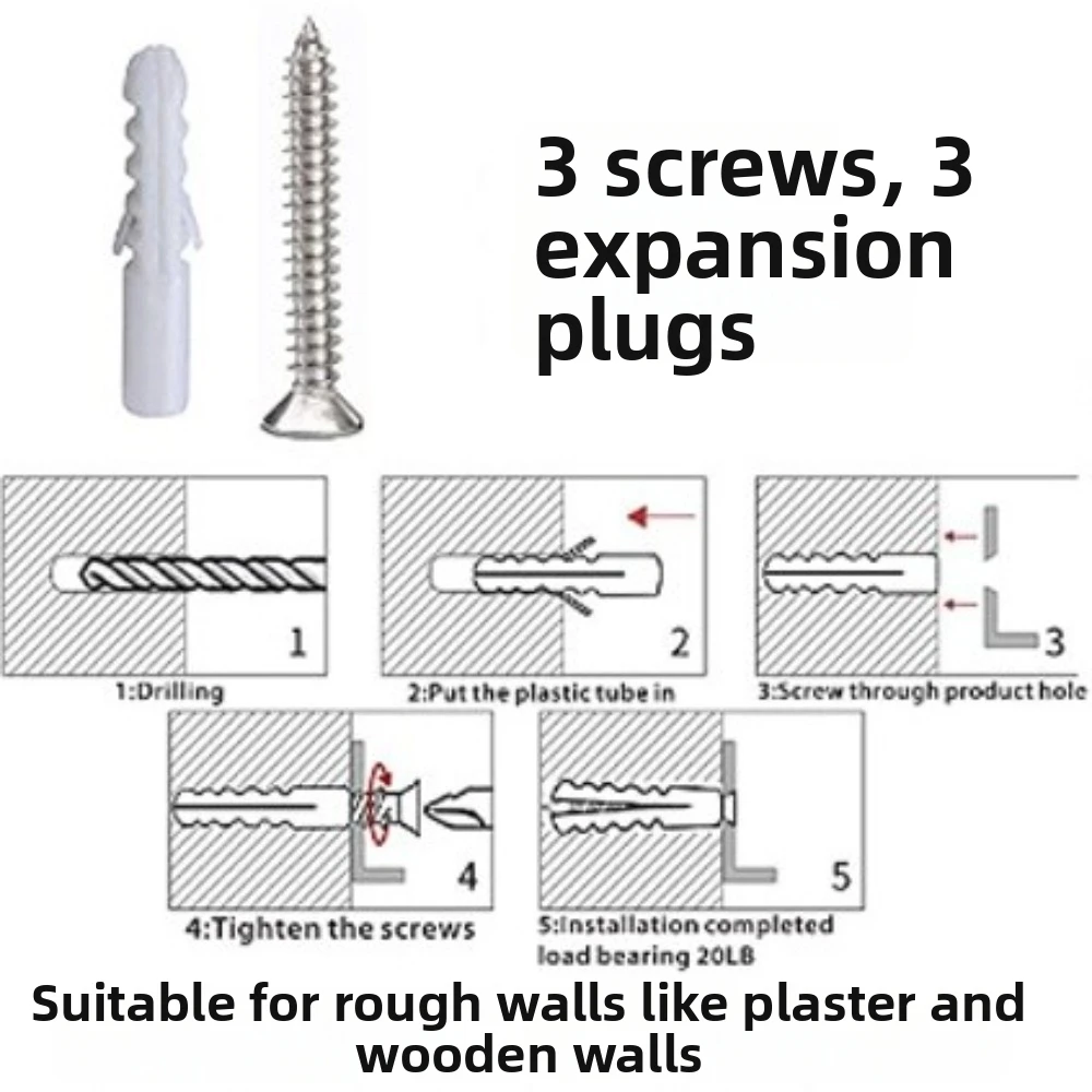 2pcs Compact 12 Inch Acrylic Display Shelf White Vertical Design Wall Mounted Plant Shelf Storage Shelf For Bathroom