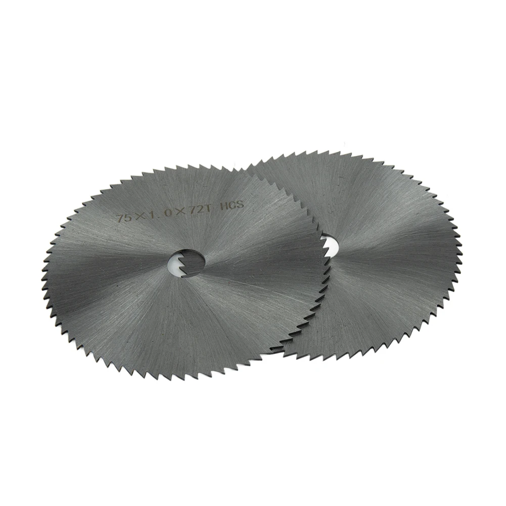 2pcs 3inch HSS Saw Blade 72T Circular Cutting Disc For Angle Grinder Cutting Polishing Wood Stone replacement tool Accessories