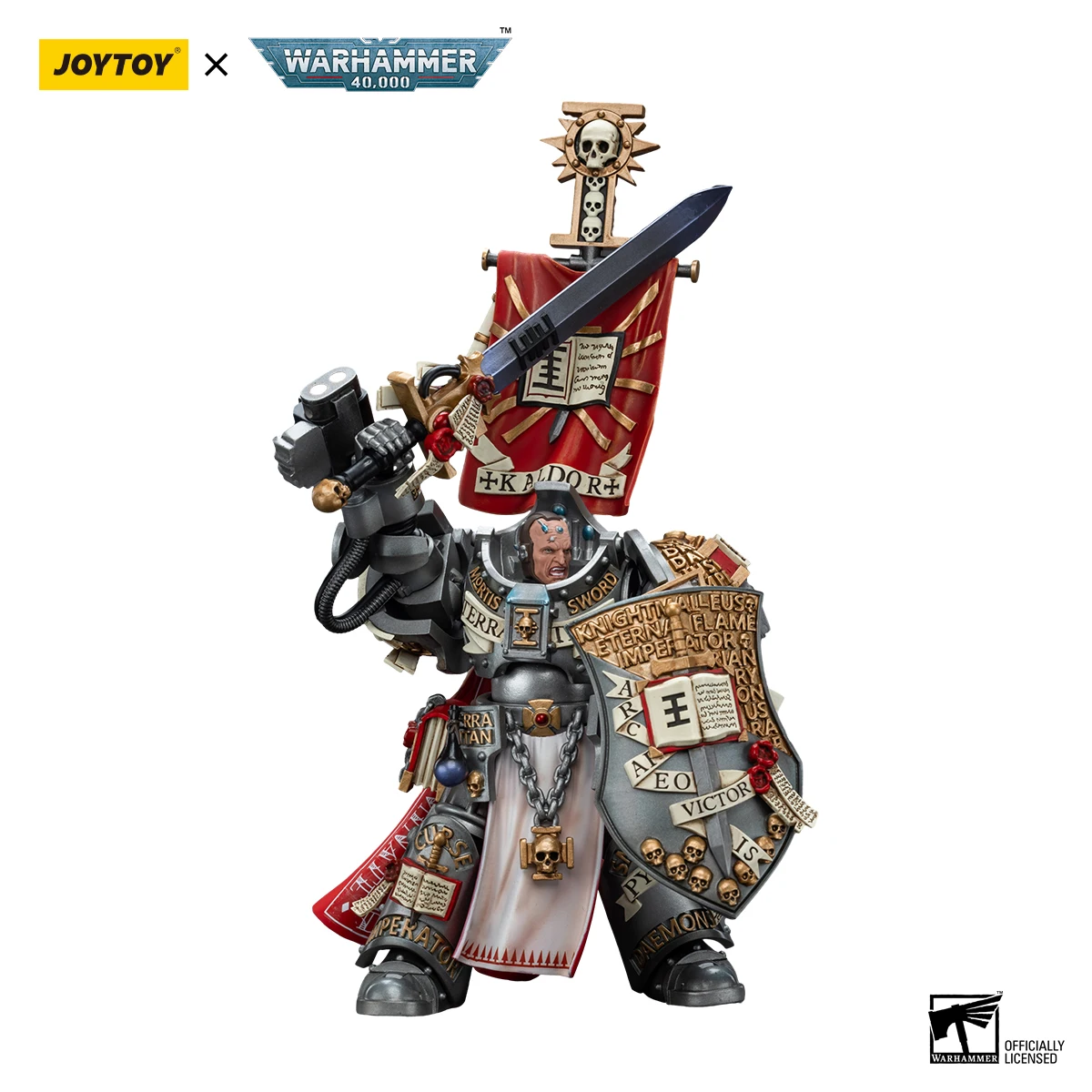 ฟิกเกอร์แอคชั่น TOYVERSE JOYTOY Warhammer 40k 1/18 รุ่น Grey Knights Kaldor Draigo