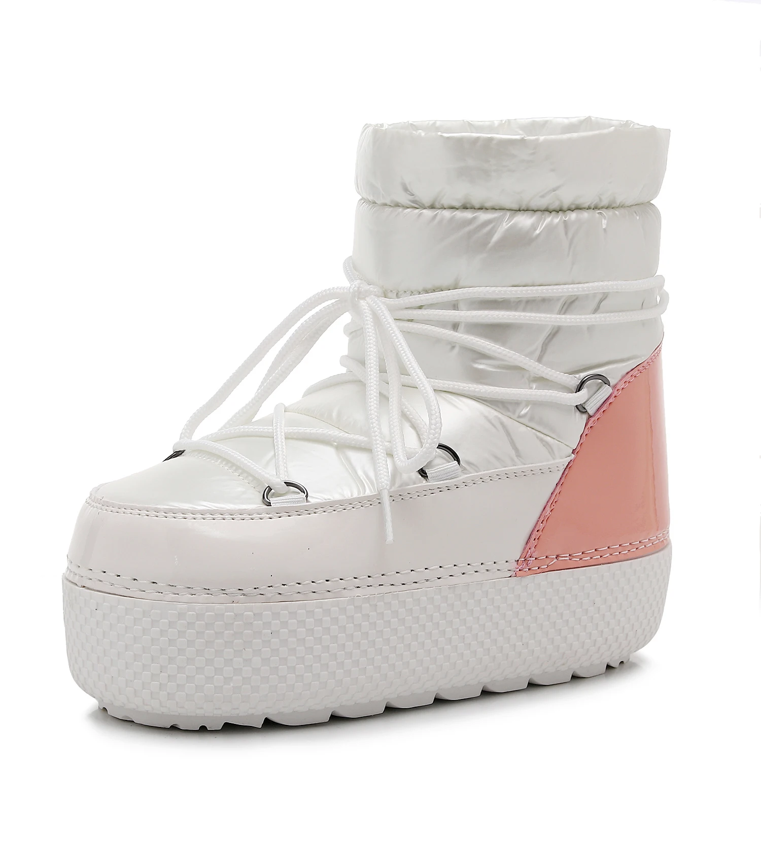 Botas de invierno para mujer, botas de nieve a prueba de frío, botas de esquí cálidas y antideslizantes, zapatos informales Unisex para amantes, botines de algodón