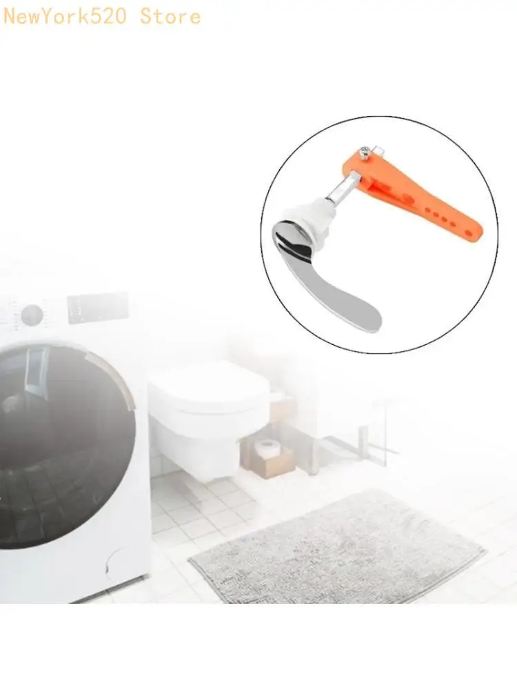 Replacement Water Tanks Handle Durable Toilet Flush Handle Easy Installation Toilet Tanks Lever Handle Screw Fitting N84C