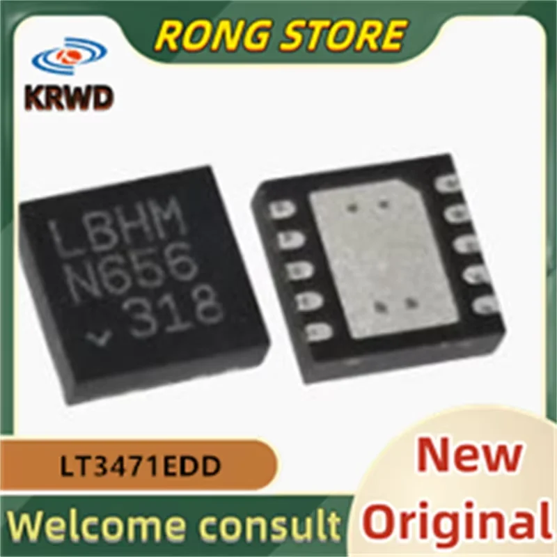 5PCS LBHM New and Original Chip IC LT3471EDD#TRPBF LT3471EDD LT3471 DFN-10 Switching regulator chip