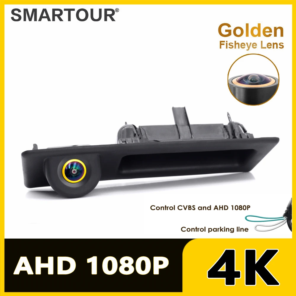 Golden 4K AHD 1080P Car Rear View Camera for BMW F30 F10 F11 X3 F25 F31 F46 X1 F48 F22 3 Series 5 Series Vehicle Night Vision