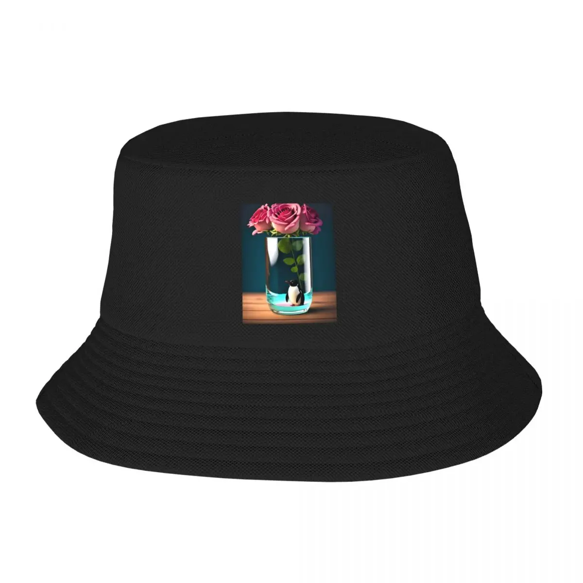 

Funny Penguin Bucket Hat Snapback Cap Hat Man Luxury Cap For Women Men's