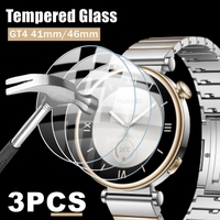 3PCS Tempered Glass for Huawei Watch GT 4 41mm 46mm Screen Protector on Smart Watch GT4 41 46 MM Protective Glass