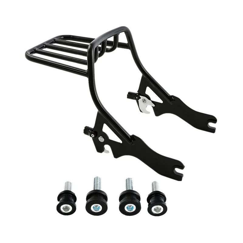 

Motorcycle Two Up Luggage Rack Docking Kits For Harley Heritage Classic Softail Deluxe Slim Street Bob FLDE FLHC FLSL FXBB