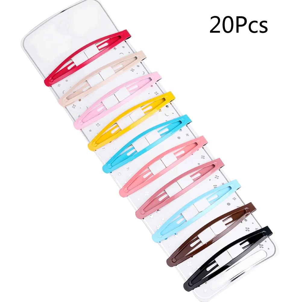 20 шт. заколки для волос разных цветов, ультра-безопасные детские заколки, заколки для волос, повседневные аксессуары для вечеринок для маленьких девочек