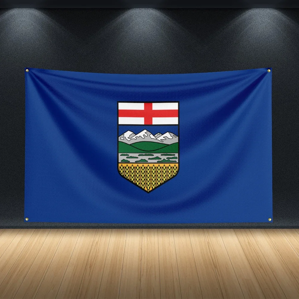 3X5Ft Alberta Flag PAOPAO Flag For Decor