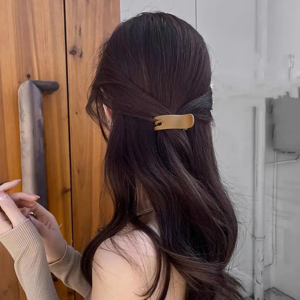 Vrouwen Effen Kleur Retro Haarklauw Clip Frosted Meatball Head Vaste Haarspeld Paardenstaart Clip Hair Styling Tools Haaraccessoires
