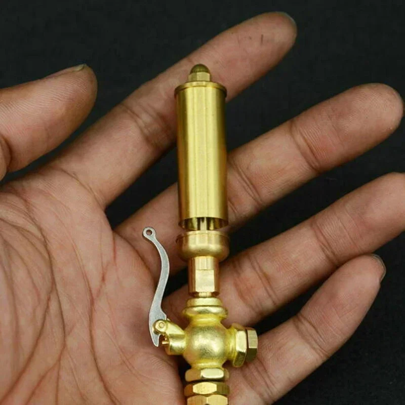 1/4 Threaded Joint Whistle JW-4 Bronze Valve and Handle with Brass Tube Whistle For Live Steam Model Toy Parts