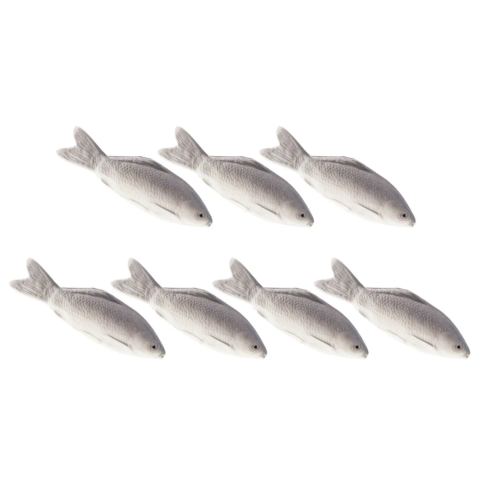 

7Pcs Fake Fish Realistic Artificial Small PU Simulated Sea Fish for Cat Dog Interactive Pet Play Home Display Kitchen