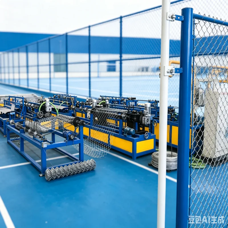 Industrial Grade Steel Wire Netting Production Unit With Intelligent Touch Screen Residential Boundary Screen Infrastructure