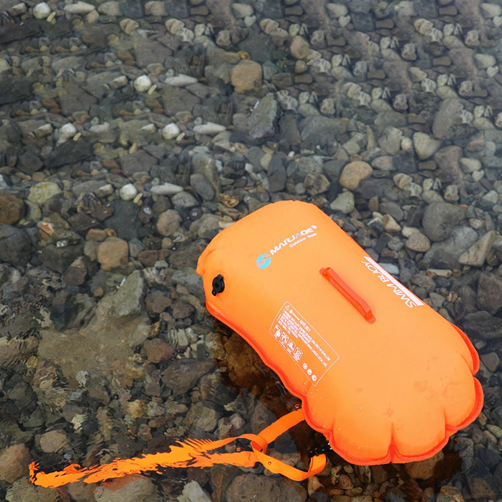 حقيبة تخزين عوامة السباحة البلاستيكية مع حزام خصر قابل للتعديل ، حقيبة ظهر مقاومة للماء ، قوارب الكاياك ، القوارب ، التخييم ، التدريب #4