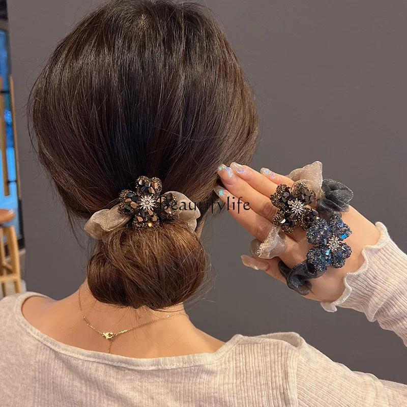 Corde à cheveux en biscuits, couvre-chef haut de gamme, tempérament