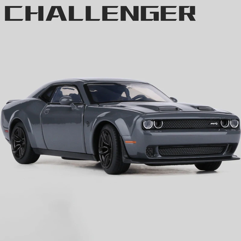 1:32 Dodge Challenger SRT Demon Simulation Car Of Model Alloy Toy Car Muscle Vehicle Children Classic Metal Cars Birthday Gifts