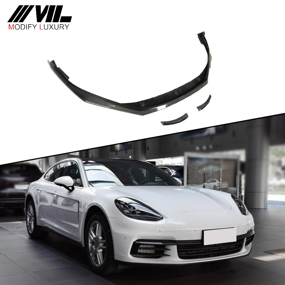 

Подходит для Porsche PANAMERA Передняя губа из углеродного волокна, 4-дверная, 2017-2019 гг.