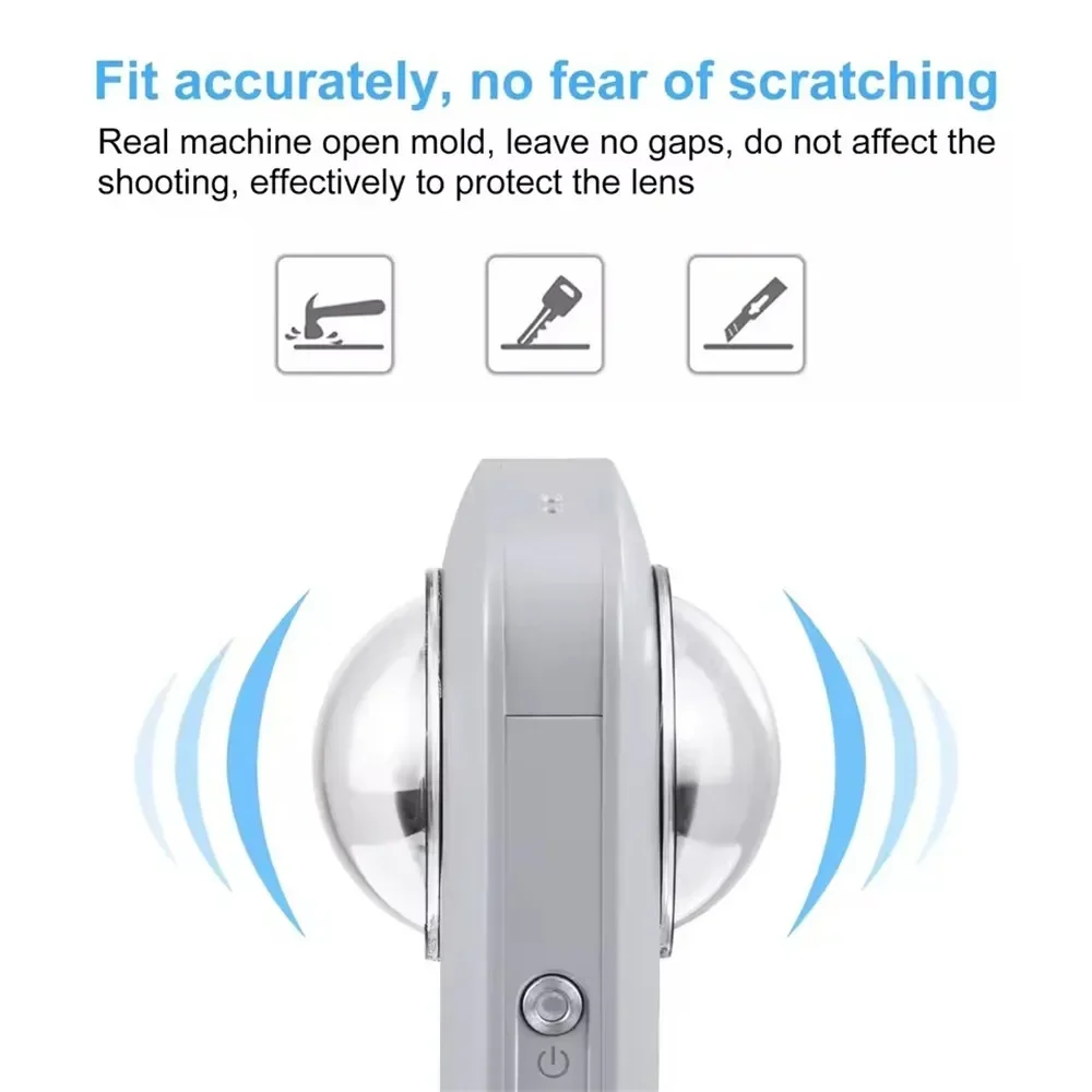 2/4PCS Car Camera Lens Protector Rear View Backup Camera Cover 360° Camera Protection Anti Scratch Waterproof