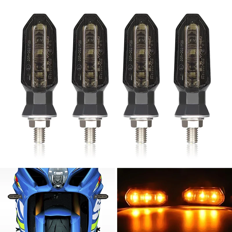 8mm Motorcycle Led Turn Signal Lights Blinker Indicator Lamp For Ducati Monster 796 Yamaha Bws 100 Diamond Painting Bandit 650