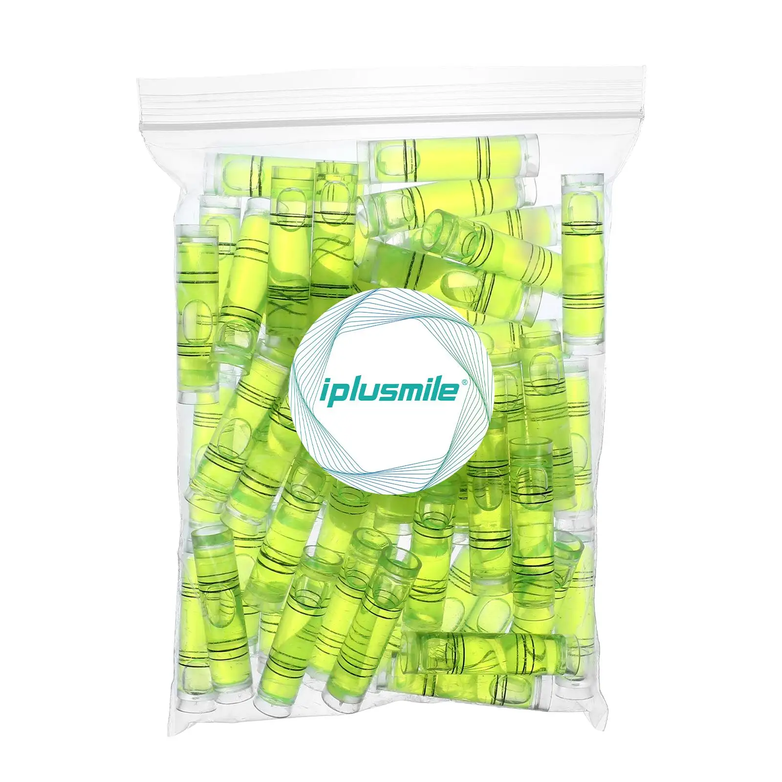 50 Pcs Horizontal Rulers Bubble Florescent Bubble Level Tool Tiny Measuring Instruments Spirit Level Small Precision